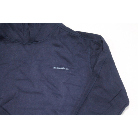 Eddie Bauer Men Blue Hoodie Sweater Long Sleeve Lounge Size XL - Picture 3 of 8